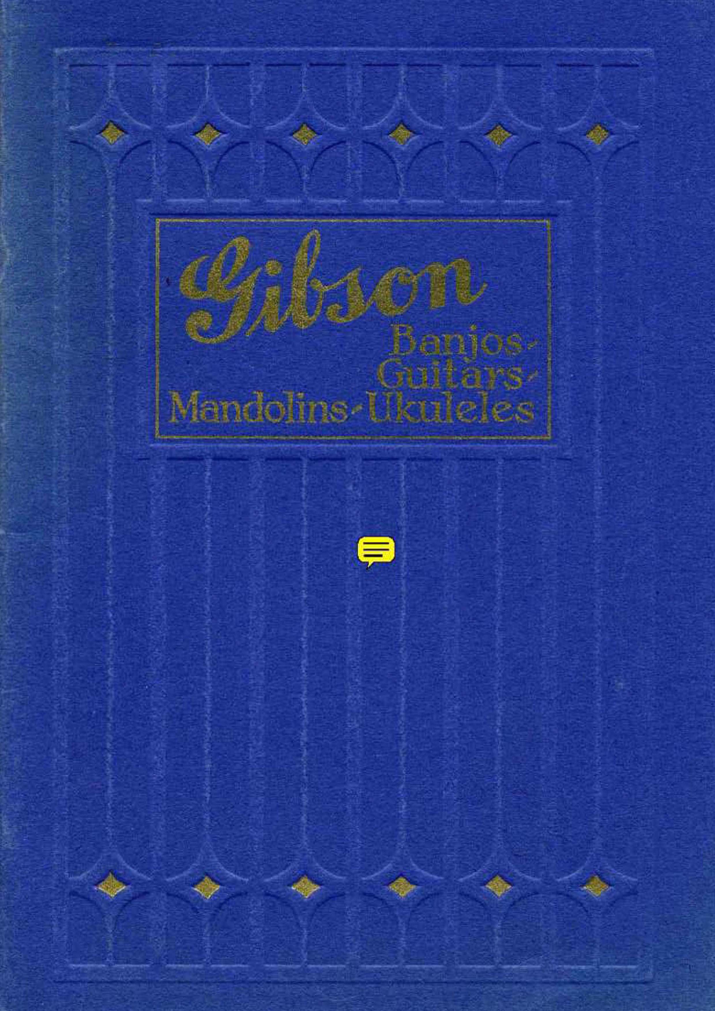 Gibson Catalog 1930-31