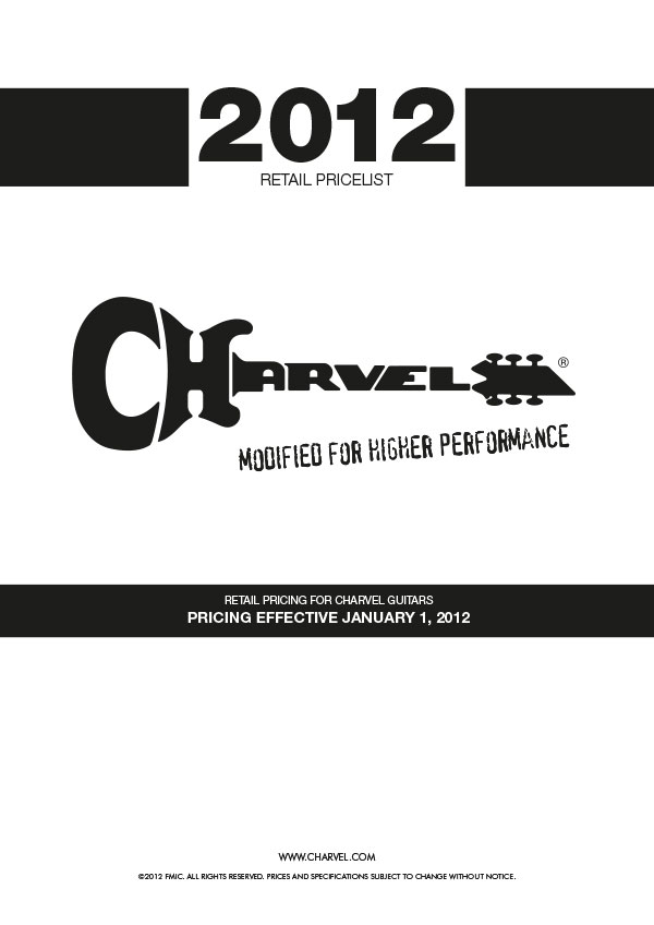 Charvel Price List 2012