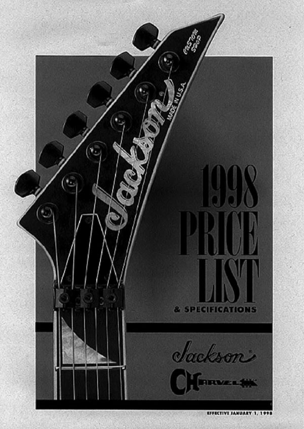Jackson Price list 1998