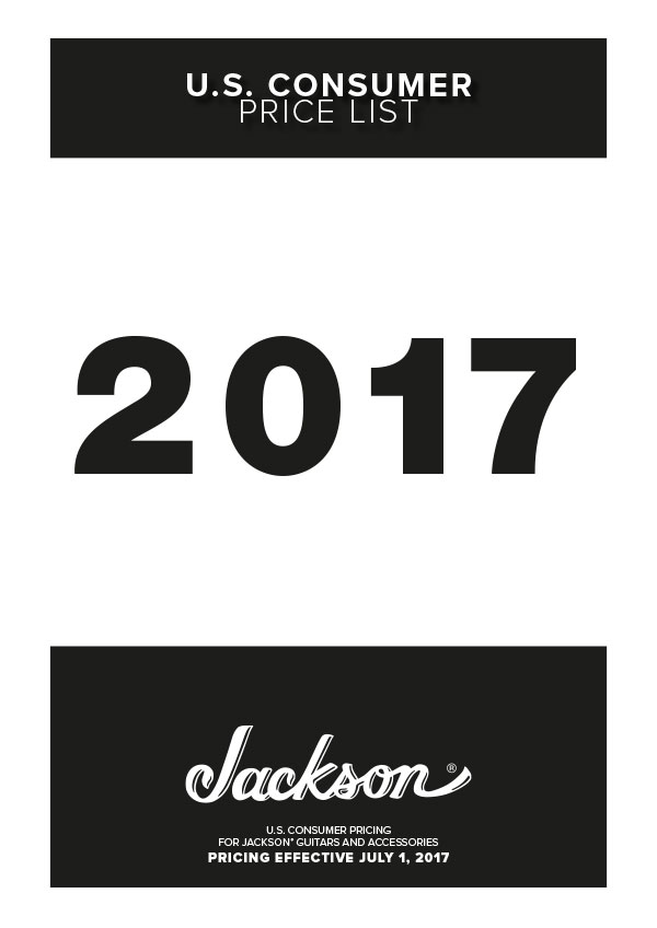 Jackson Price list 2017