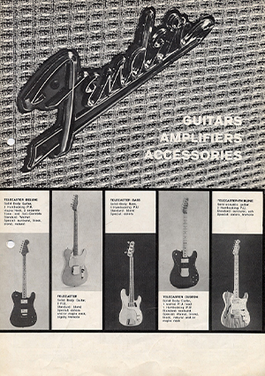 Fender Catalog 1975 Germany