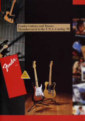Fender Catalog 1991 Japan