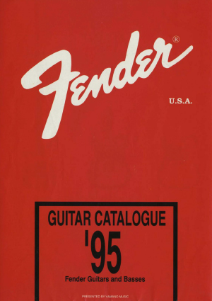 Fender Catalog 1995 Japan