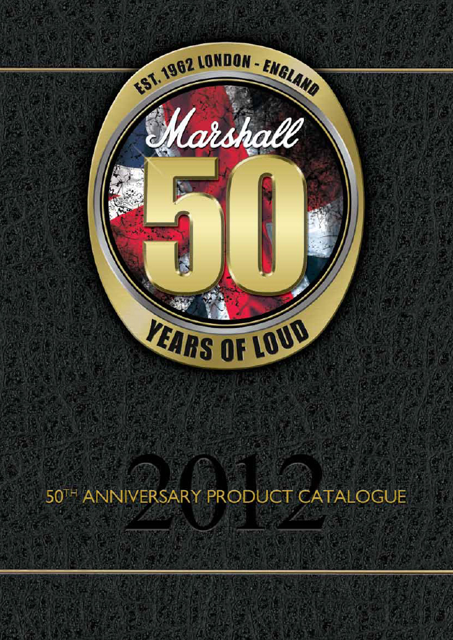 Marshall Product Catalog 2012