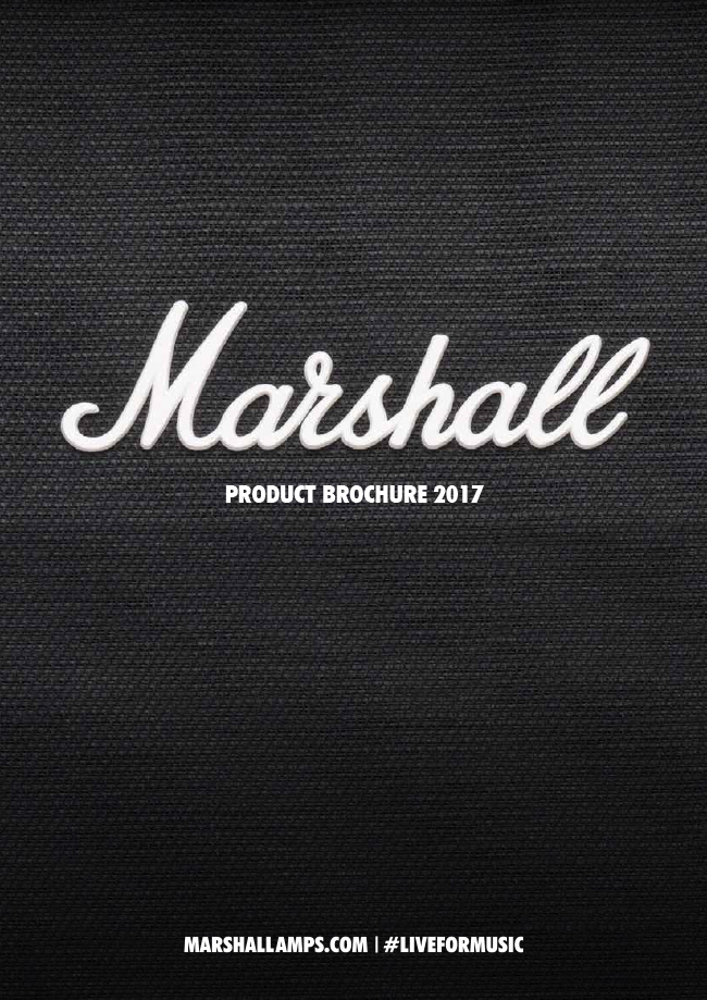 Marshall Product Catalog 2017