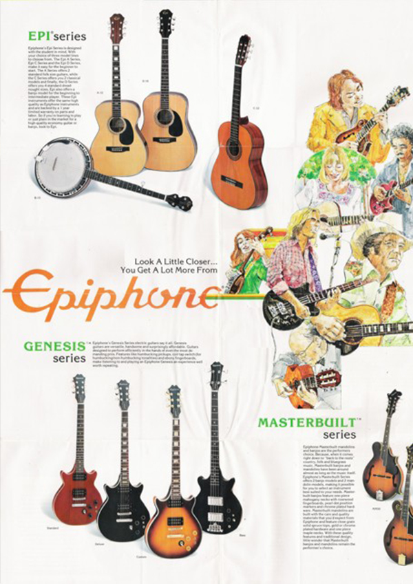 Epiphone Product Catalog 1979