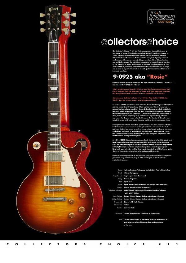 Gibson Custom Collectors Choice #11