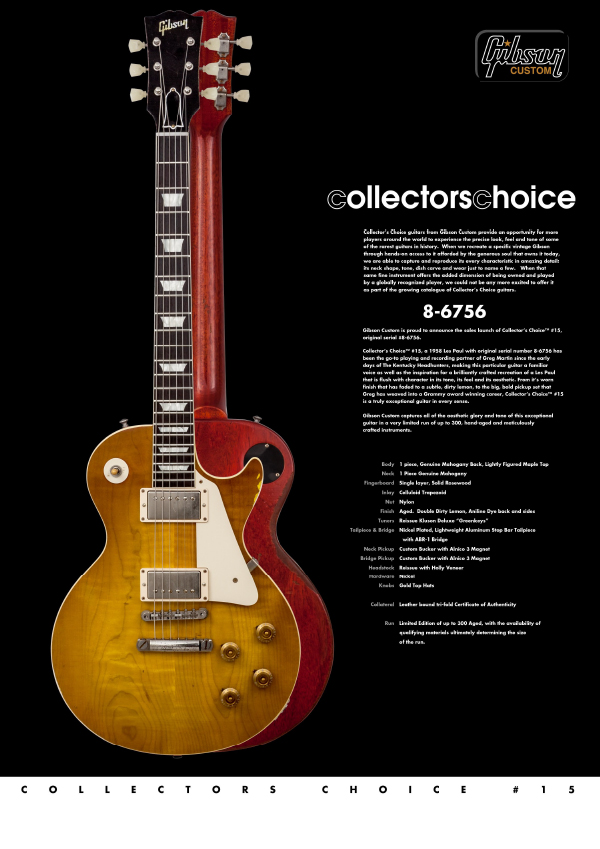 Gibson Custom Collectors Choice #15