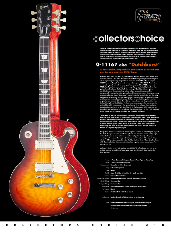Gibson Custom Collectors Choice #18
