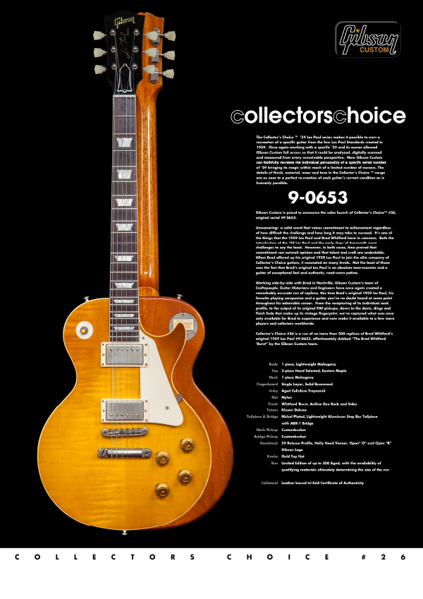 Gibson Custom Collectors Choice #26