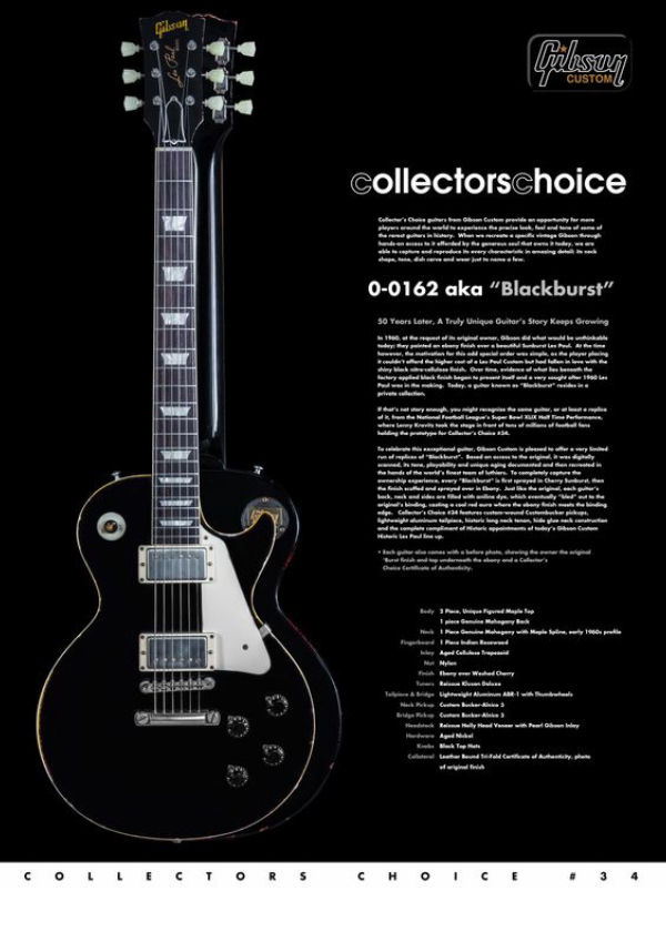 Gibson Custom Collectors Choice #34