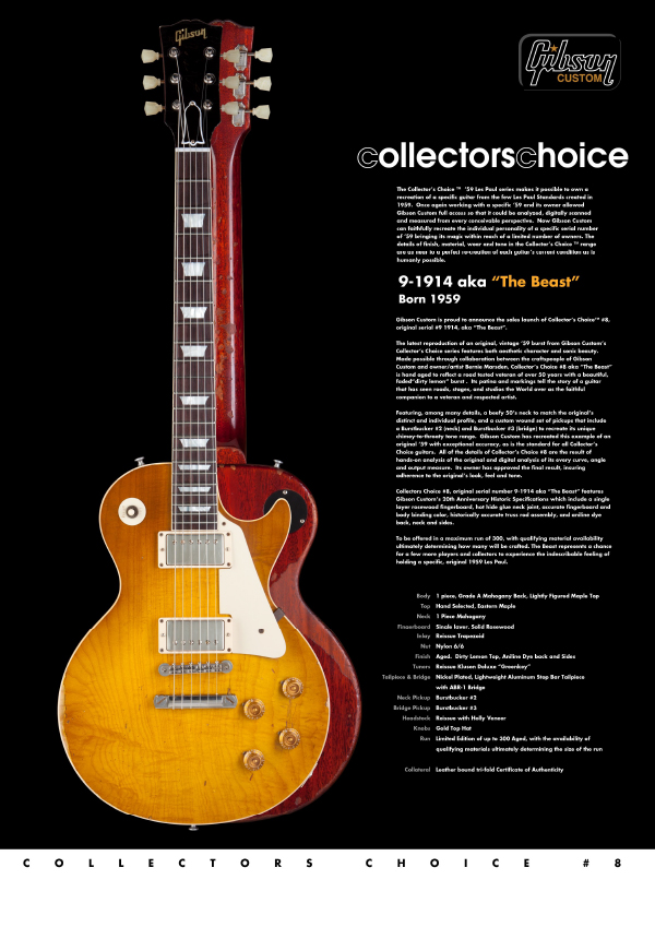 Gibson Custom Collectors Choice #8