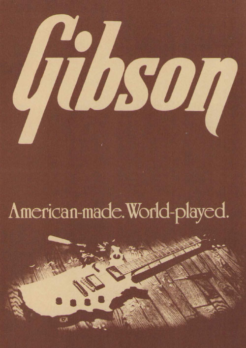 Gibson Price List 1984