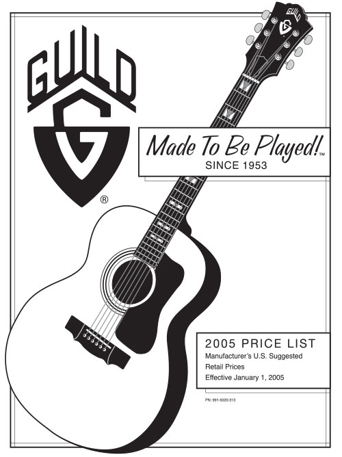 Guild Product Catalog 2005