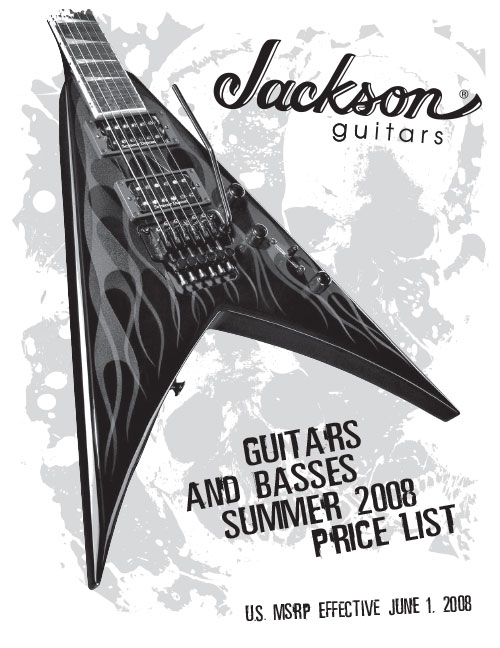 Jackson Price list 2008