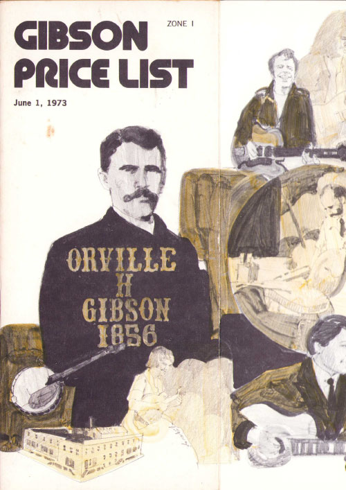 Gibson Price List 1973
