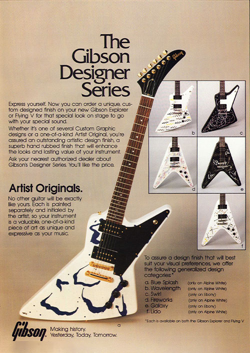 Gibson Leaflet Designer Series 1985
