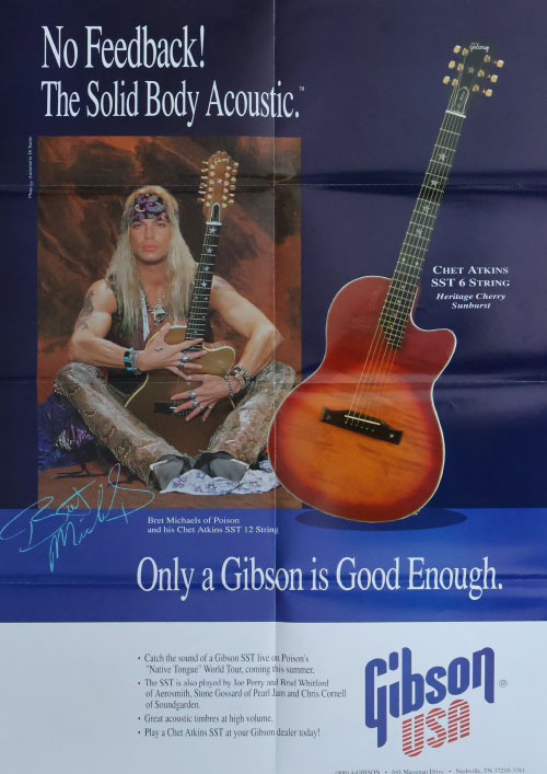 2001 Gibson Chet Atkins solid body acoustic guitar  Cool electric guitars, Acoustic  guitar, Gibson guitars