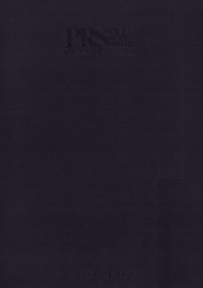 PRS Product Catalog 2001