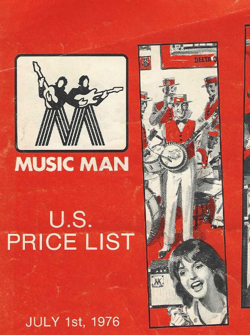 Music Man Price list 1976