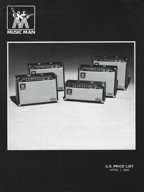Music Man Price list 1980