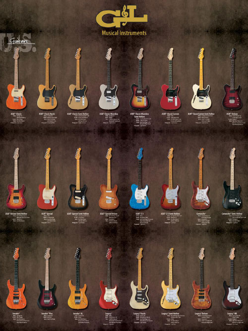 G&L Product Poster US 2013