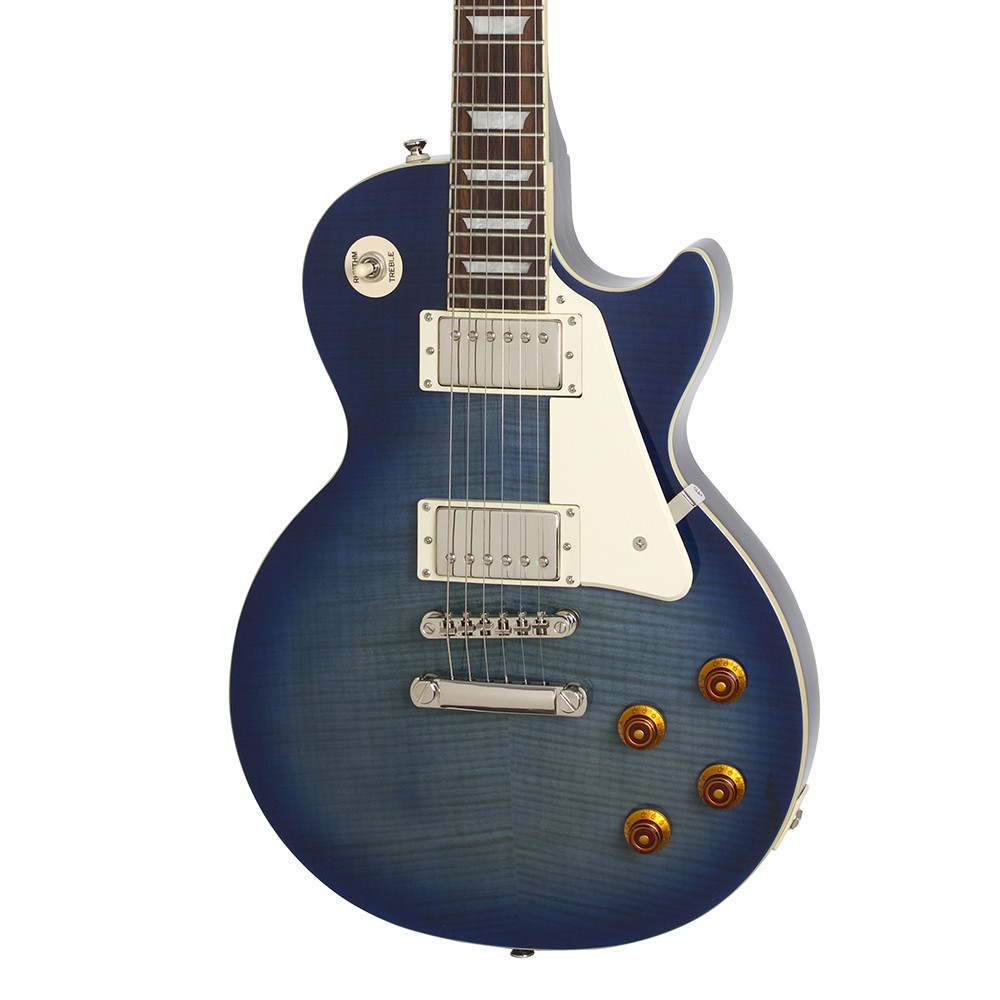 Epiphone Les Paul Standard Plustop PRO Trans Blue (2012) - Guitar ...
