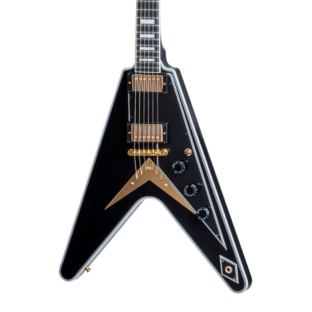 Gibson Flying V Custom Ebony - Guitar