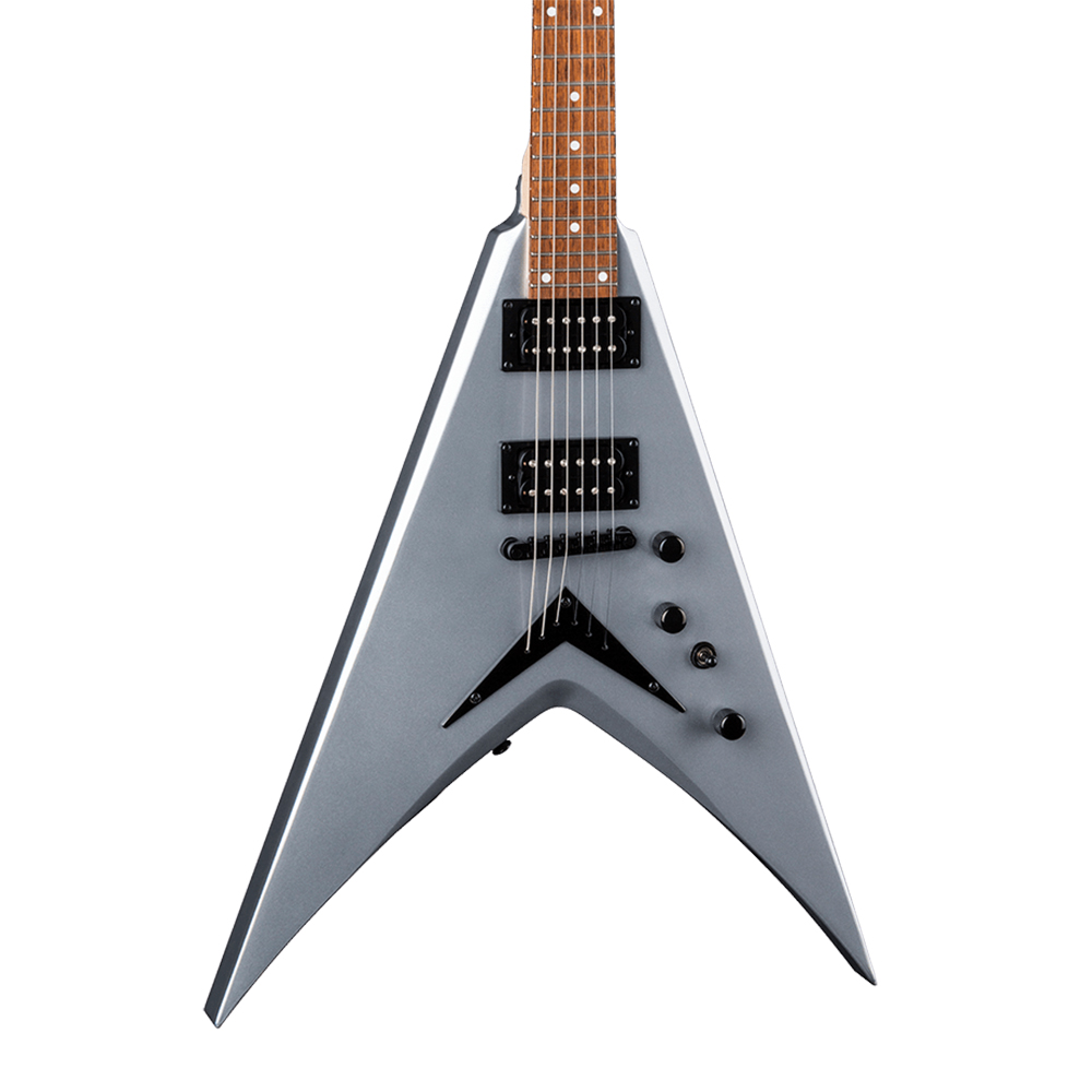 Dean V Dave Mustaine Bolt-On Metallic Silver (2019) – Guitar Compare