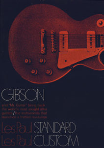 1968 Gibson Les Paul Leaflet