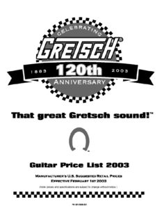 2003_Gretsch_Price-list