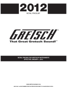 2012_Gretsch_Price-list