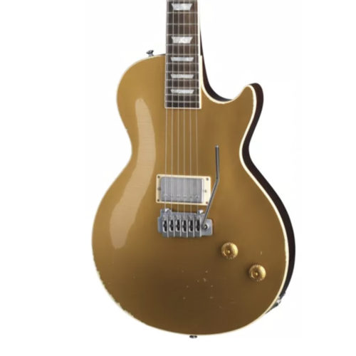 Joe Perry _Gold Rush_ Les Paul Axcess - Aged Antique Gold_02