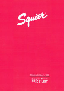 1988,-October-1,-Squier-Price-List