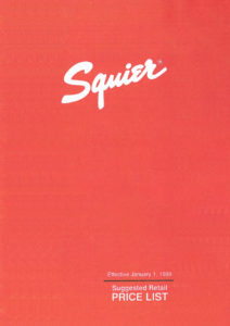 1989,-January-1,-Squier-Price-List