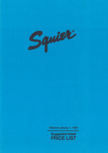 1991,-January-1,-Squier-Price-List