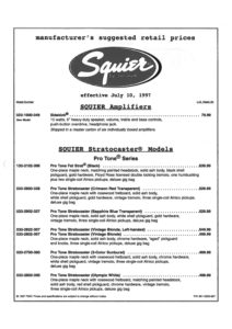 1997,-July-10,-Squier-Price-List