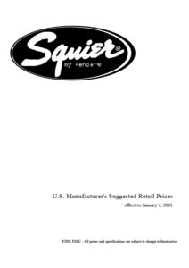 2001,-January-2,-Squier-Price-List